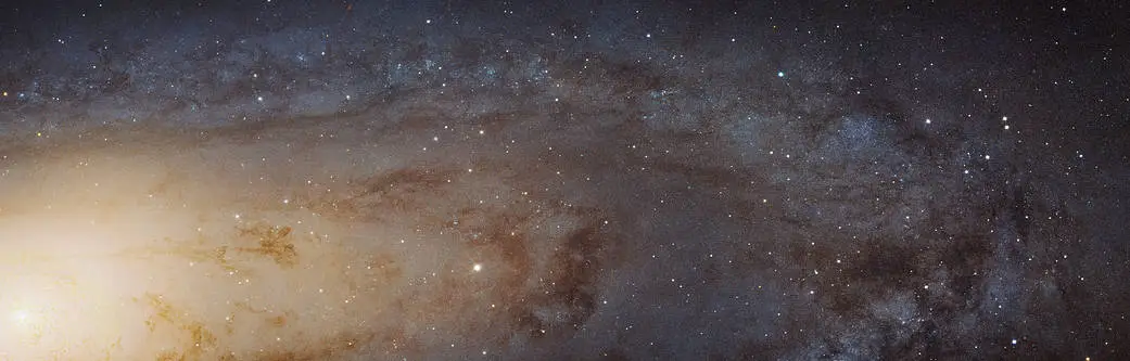 Foto Hubble galaksi Andromeda